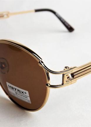 Очки солнцезащитные matrix 8213 коричневые золото с поляризацией