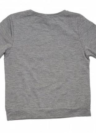 Реглан р.104 для девочки серый турция 3