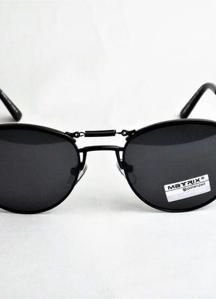 Очки солнцезащитные matrix 8213 черный глянец с поляризацией9 фото