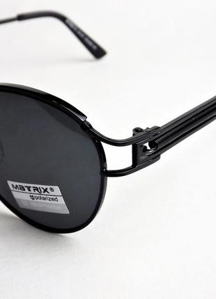 Очки солнцезащитные matrix 8213 черный глянец с поляризацией10 фото