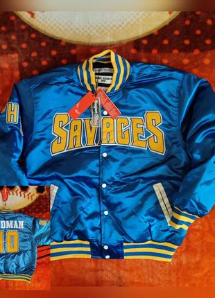 💯🏀 оригінал. бомбер headgear classics x savage by denis rodman.