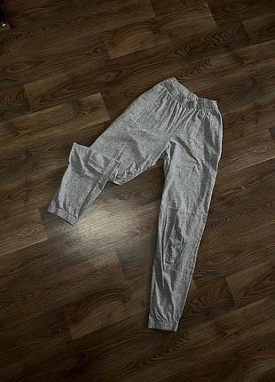 Домашние штаны спортивные серые