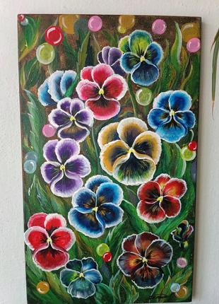 Картина "анютные улыбки"
