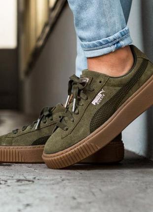 Кроссовки женские замшевые кросівки жіночі замшеві puma suede platform animal wn´s р.40🇻🇳10 фото