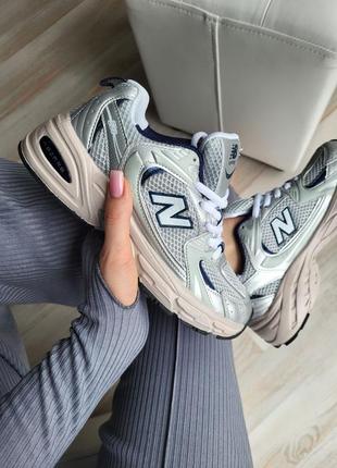 New balance 530 silver1 фото