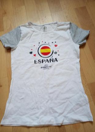 Новая футболка, германия, хлопок, р.134/140, euro 2016
