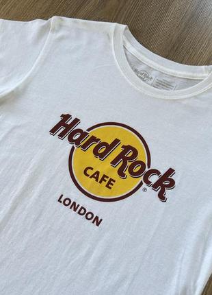 Жіноча бавовняна футболка з принтом хард рок-корд кафе hard rock cafe4 фото