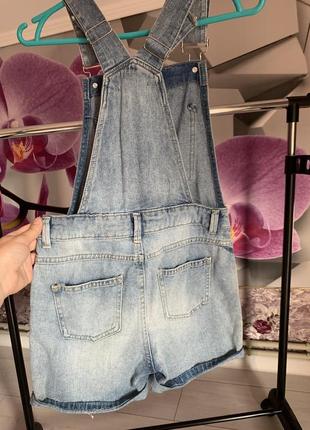 Новый джинсовый комбинезон шорты 11 лет reserved4 фото