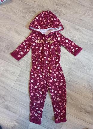 Хлопковый ромпер carter's 24m