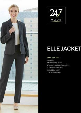 Skopes 24/7 mode модель elle размер 18 l-xl новый женский пиджак жакет блейзер серый шерсть lycra2 фото