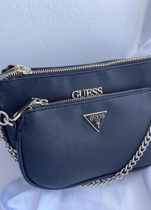 Сумка guess 2в1 черная оригинал2 фото