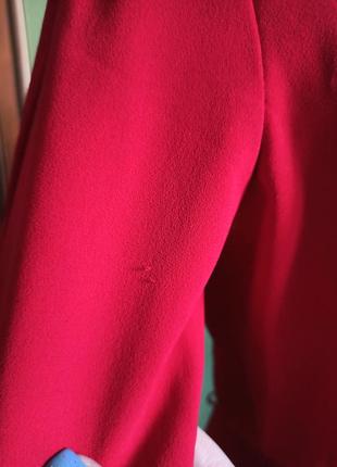 Классическое красное платье до колена, офисный стиль. праздничное платье6 фото