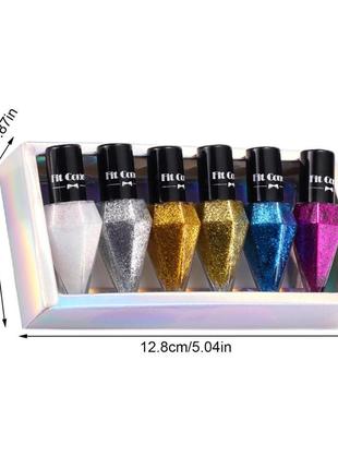 Тени карандаш кремовые глиттер soft 12 цветов набор mk008-01