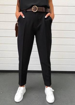 Брюки классические черные