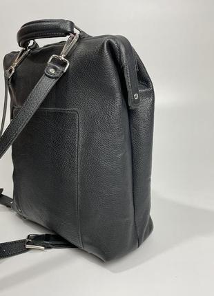 Шкіряний наплічник churchill  backpack, м‘ясистка натуральна шкіра6 фото