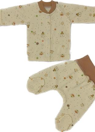 Комплект для малюків сорочечка та євро повзуни ліо ведмедики