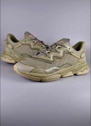 Мужские кроссовки adidas ozweego khaki