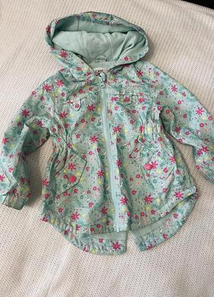 Яскрава стильна вітровка на дівчинку 1-2 р