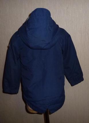 Куртка, ветровка rebel на 2-3 года на коттоновой подкладке4 фото