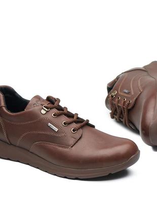Качественные мужские кроссовки из натуральной кожи model-5/44 фото