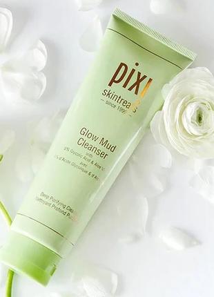 Очищающее средство для лица pixi beauty glow mud cleanser, 135 мл