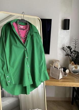 Zara сорочка оверсайз зара в наявності6 фото