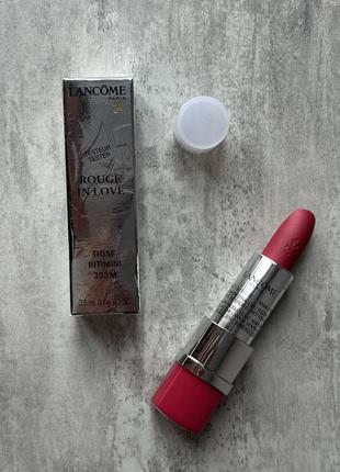 Помада lancome l'absolu rouge. rouge in love