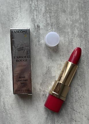 Помада lancome l'absolu rouge1 фото