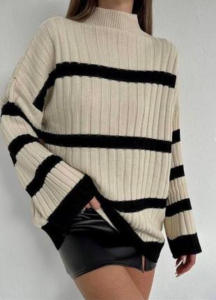 Удлиненный свитер1 фото