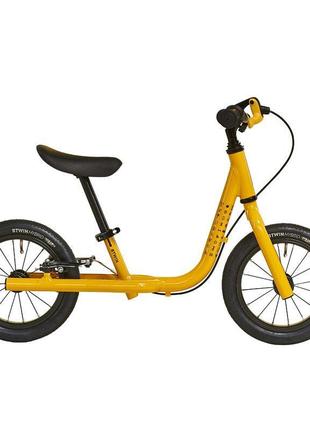 Біговел алюмінієвий b'twin runride 900 від 2 до 5 років (від 85 до 105 см) з ручним гальмом помаранчевий