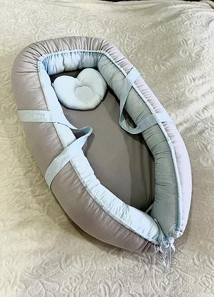 Кокон (гнездечко, зиционер для новорожденных) baby veres lovely boy