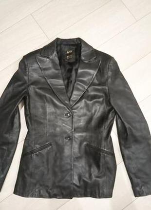 Блейзер кожаный пиджак2 фото