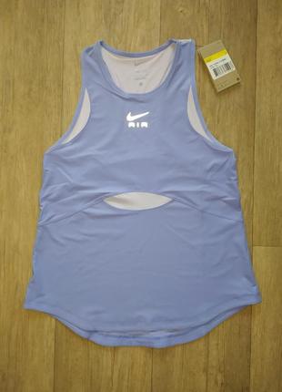 Женская майка nike dri-fit air новая оригинал бег фитнес спорт5 фото