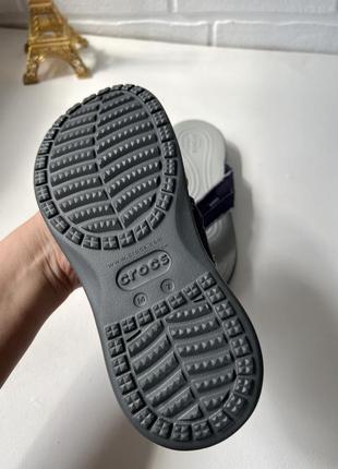 В'єтнамки crocs однотонні пляжні джинсові в'єтнамки 39-40р нові  ортопедичні чоловічі шльопанці cross m73 фото