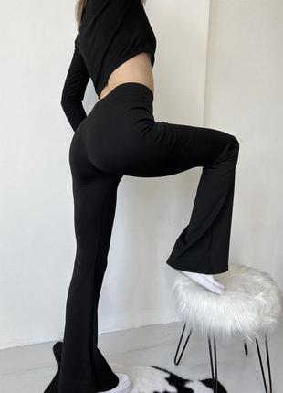 Женские для женщин стильные классные классические удобные повседневные модные брюки брюки брюки брюки черные2 фото
