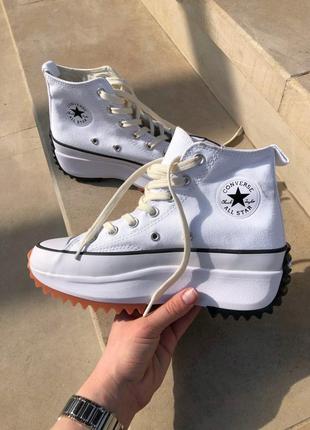 Жіночі кеди converse білі, сезон весна-осінь