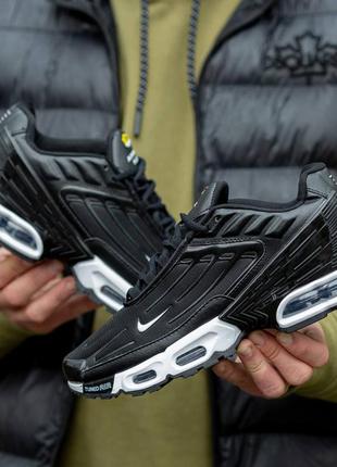 Чоловічі кросівки nike air max plus ltr black найк аир макс плюс черные