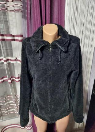 Демисезонная меховая куртка, кофта тедди esmara черно цвета 44-463 фото