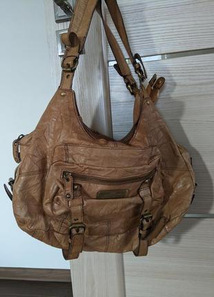 Стильная сумка натуральная кожа river island оригинал летучая мышь сумка