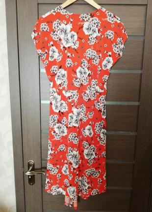 Распродажа)))фирменное платье на запах в цветы by very3 фото