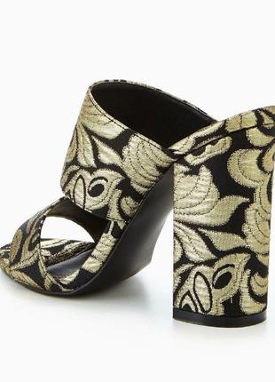 Мюли - v by very icon tapestry two strap mules3 фото