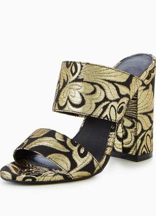 Мюли - v by very icon tapestry two strap mules1 фото