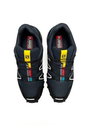 👞тренинговые salomon speedcross 3 голубые износостойкие кроссы соломон для бездорожья походы горы5 фото