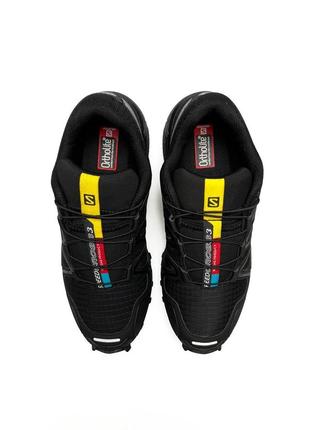 🥾🌲👞тренинговые salomon speedcross 3 black износостойкие кроссы соломон для бездорожья походы горы3 фото