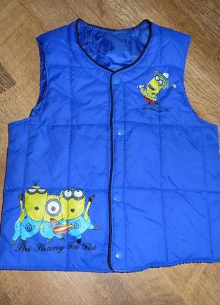 Легка тонка жилетка на 1,5-2 роки