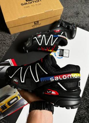 🥾🌲👞тренинговые salomon speedcross 3 разноцветные износостойкие кроссы соломон бездорожья походы3 фото