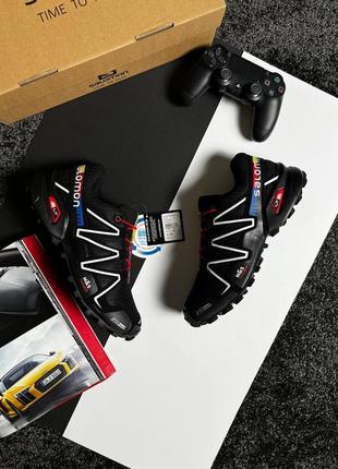 🥾🌲👞тренинговые salomon speedcross 3 разноцветные износостойкие кроссы соломон бездорожья походы8 фото