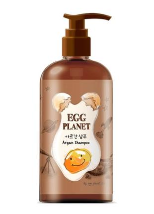 Шампунь для волосся поживний з яєчним жовтком та арганою daeng gi meo egg planet argan shampoo 280 мл1 фото