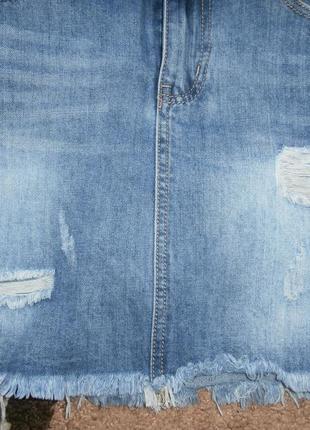 Модная джинсовая юбочка4 фото