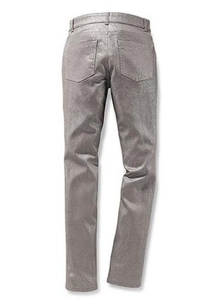 Літні джинси слім з сріблястим відблиском, tcm, tchibo, німеччина5 фото